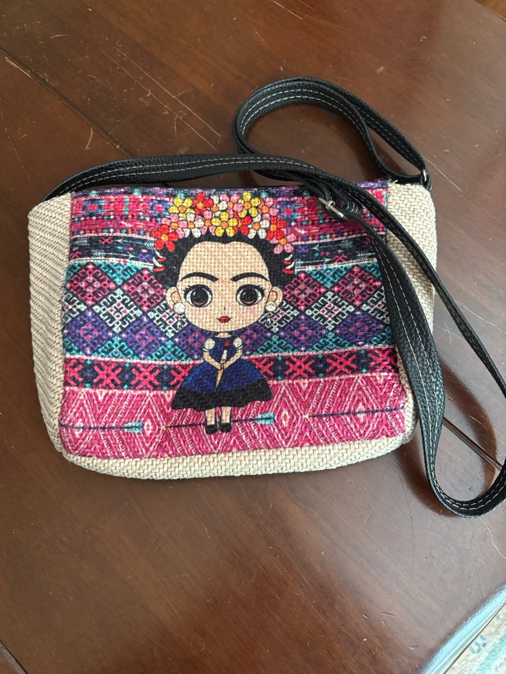 Frida Kahlo Mexican Artisan
Crossbody Bag